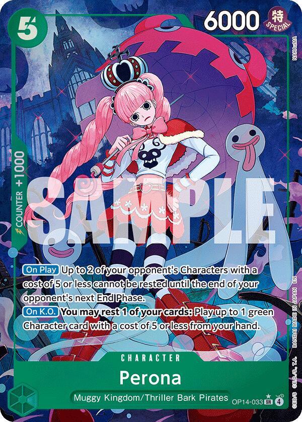 Extra Booster: One Piece Heroines Edition Vol. 2 - OP14-033 - Perona - OP14-033 (Alternate Art) - SR