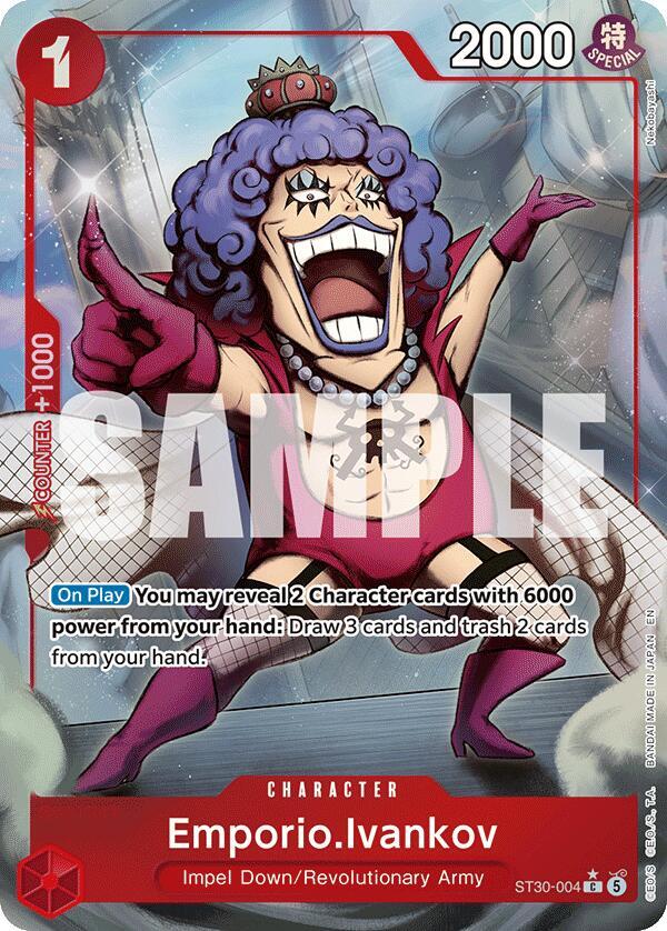 ST-30: Starter Deck 30 EX Luffy & Ace - ST30-004 - Emporio.Ivankov (Full Art) - C