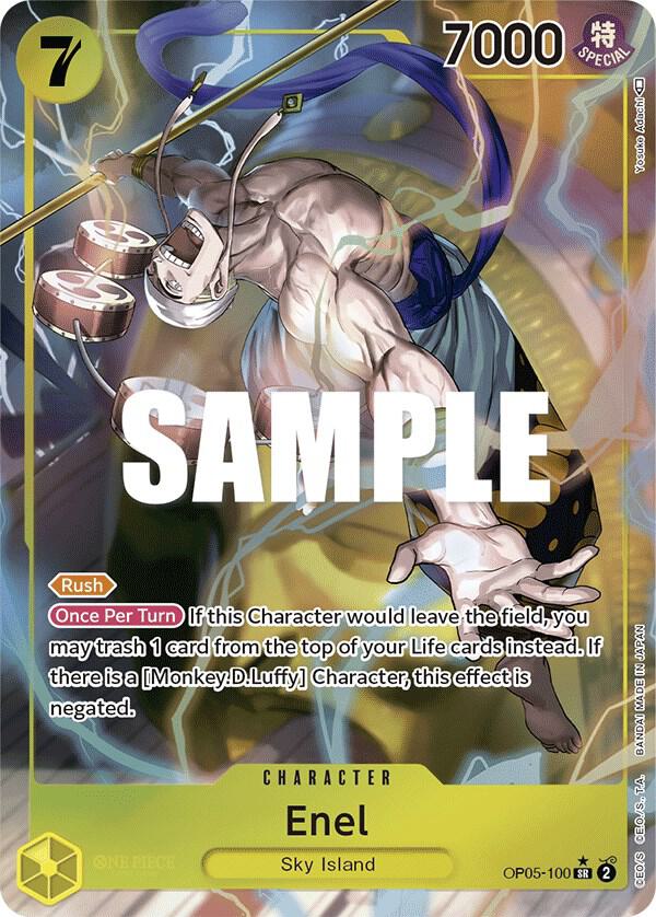 Awakening of the New Era - OP05-100 - Enel (100) (Alternate Art) - SR