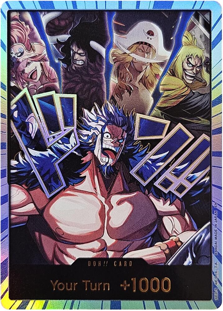 The World's Strongest Warriors - DON-711420 - DON!! Card (Alternate Art) (Rocks) (Special Foil) - DON!!