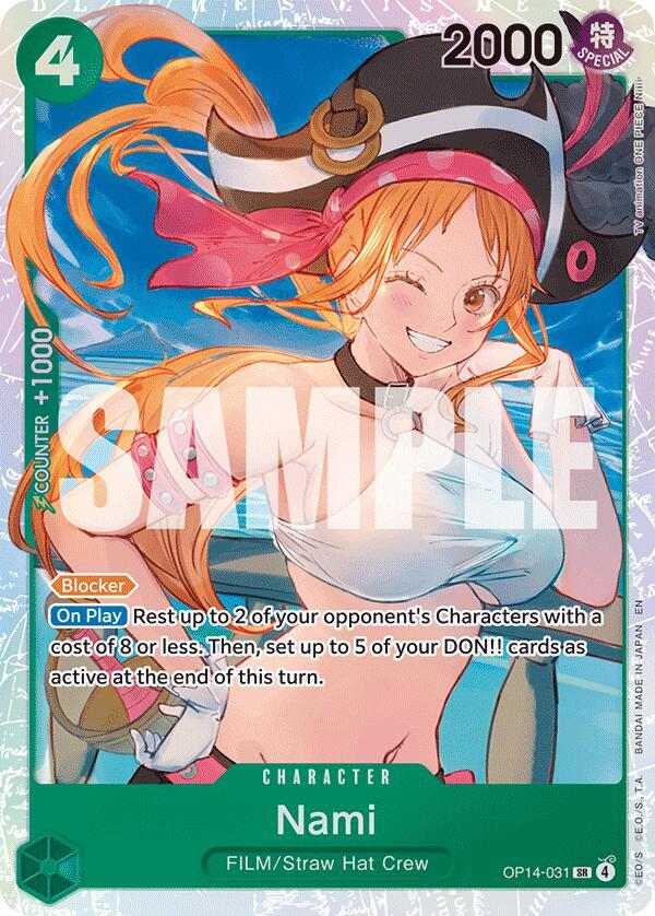 The Azure Sea's Seven - OP14-031 - Nami - SR - Foil