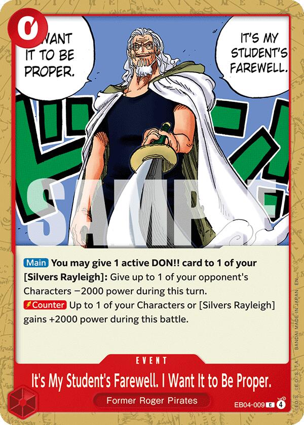 Adventure on Kami's Island - EB04-009 - It's My Student's Farewell. I Want It to Be Proper. - C