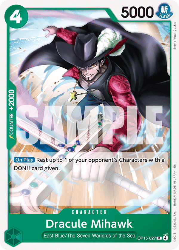 Adventure on Kami's Island - OP15-027 - Dracule Mihawk - C