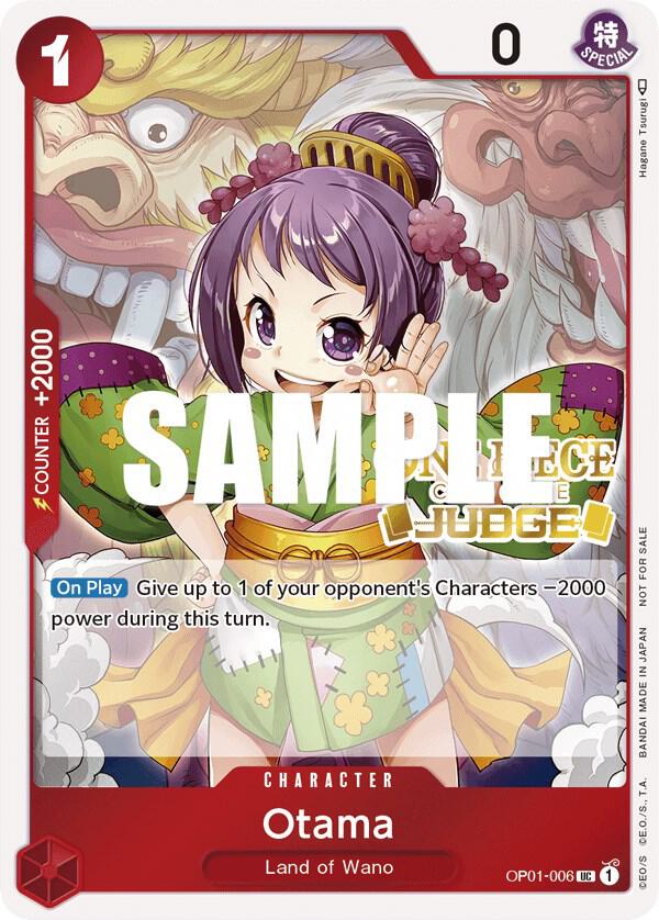 One Piece Promotion Cards - OP01-006 - Otama (Judge) - PR