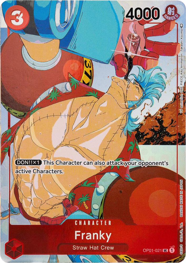 One Piece Promotion Cards - OP01-021 - Franky (Gift Collection 2023) - UC