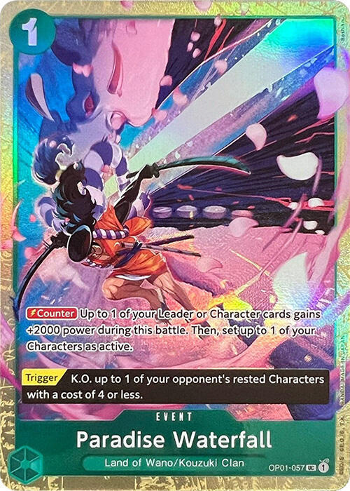 One Piece Promotion Cards - OP01-057 - Paradise Waterfall (Premium Card Collection -Best Selection Vol. 1-) - UC