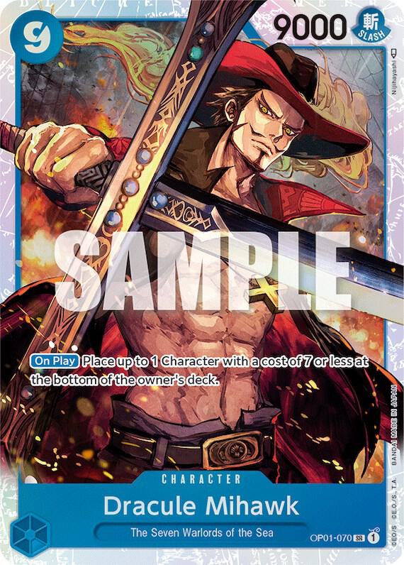 Romance Dawn - OP01-070 - Dracule Mihawk - SR - Foil