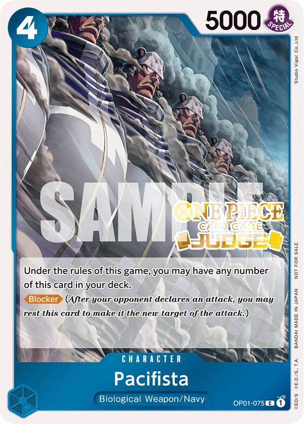 One Piece Promotion Cards - OP01-075 - Pacifista (Judge Pack Vol. 3) - C