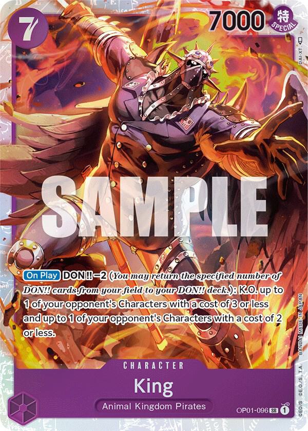 Romance Dawn - OP01-096 - King (096) - SR - Foil