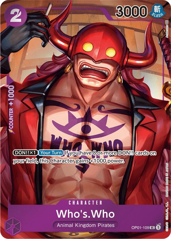 Romance Dawn - OP01-109 - Who's.Who (Box Topper) - UC