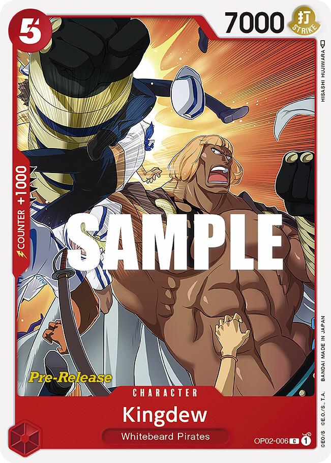 Paramount War Pre-Release Cards - OP02-006 - Kingdew - C