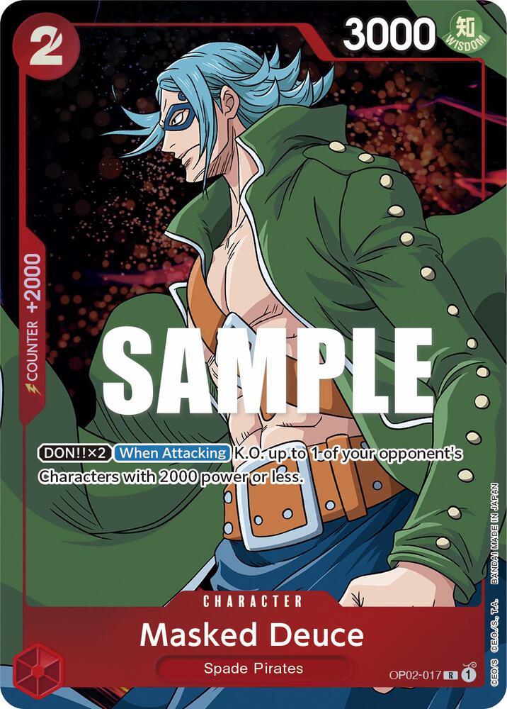 Paramount War - OP02-017 - Masked Deuce (Alternate Art) - R