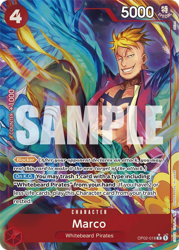 Premium Booster -The Best- - OP02-018 - Marco (Alternate Art) - R