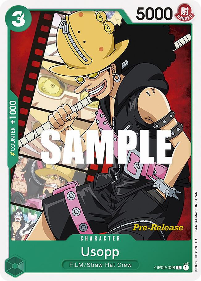 Paramount War Pre-Release Cards - OP02-028 - Usopp - C