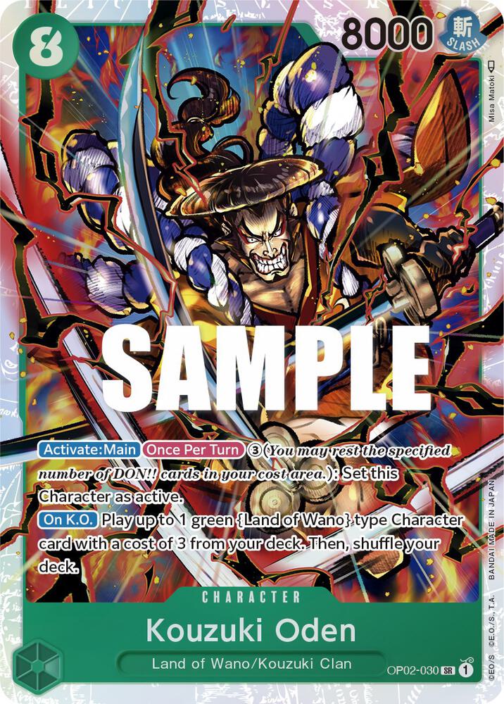 Paramount War - OP02-030 - Kouzuki Oden - SR - Foil