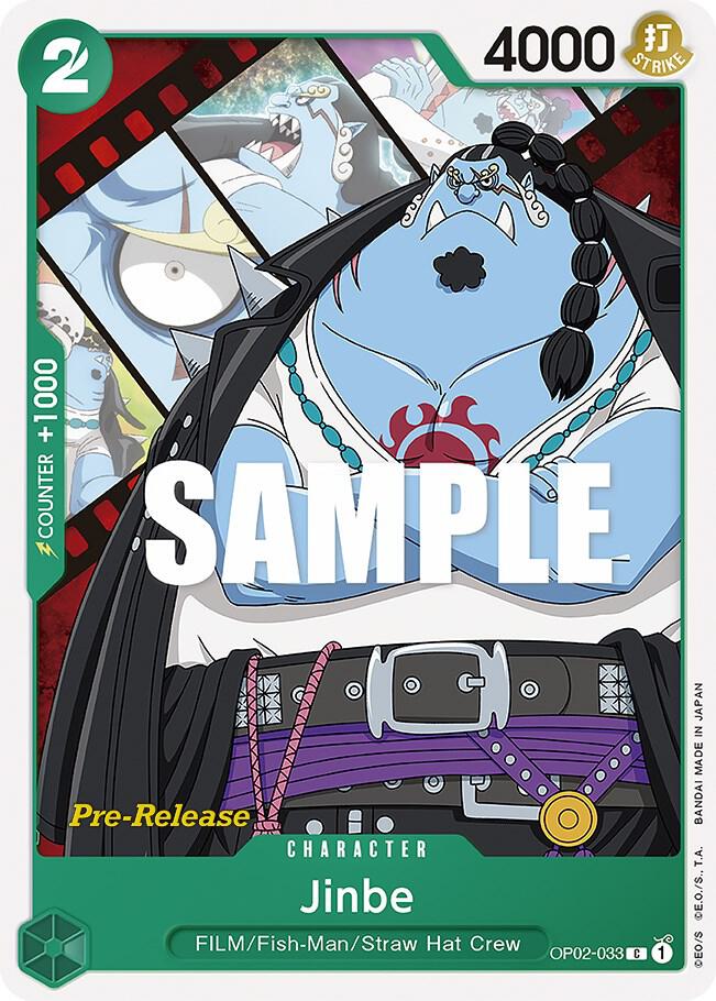 Paramount War Pre-Release Cards - OP02-033 - Jinbe - C