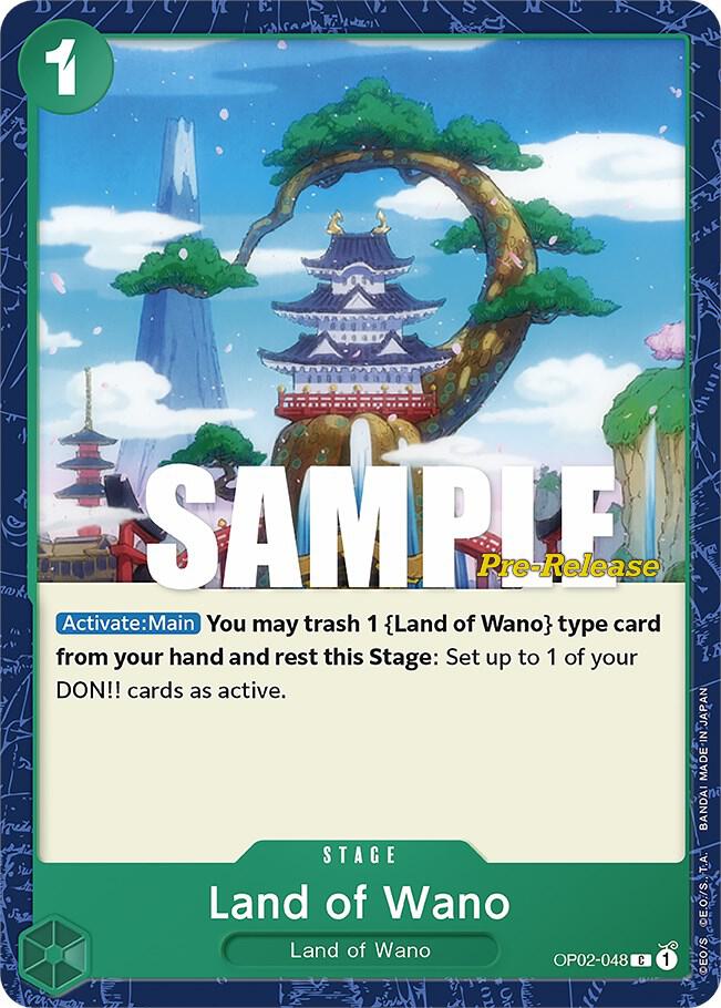 Paramount War Pre-Release Cards - OP02-048 - Land of Wano - C