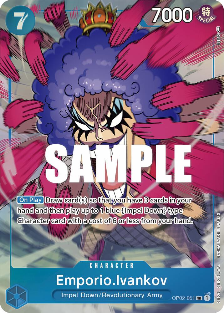 Paramount War - OP02-051 - Emporio.Ivankov (051) (Alternate Art) - SR