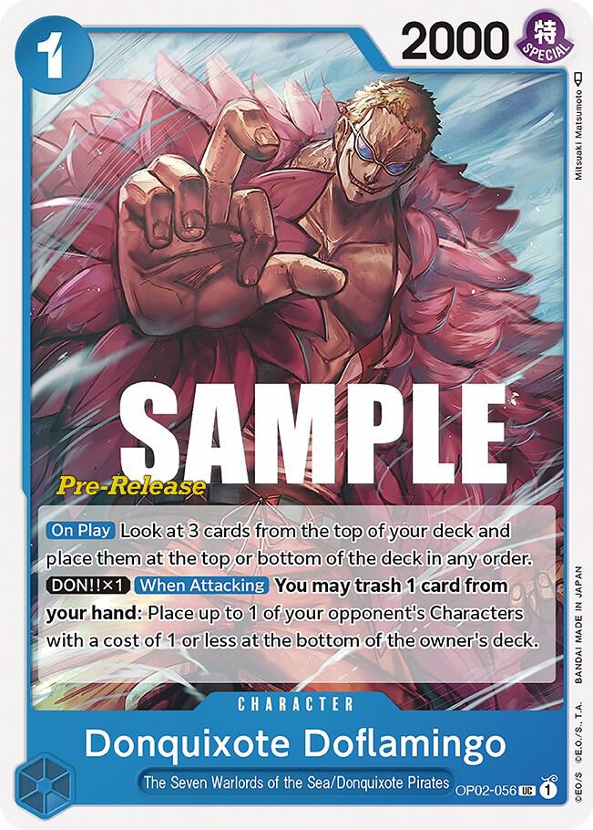 Paramount War Pre-Release Cards - OP02-056 - Donquixote Doflamingo - UC