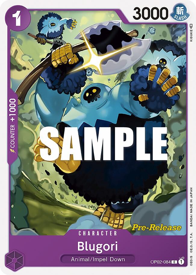 Paramount War Pre-Release Cards - OP02-084 - Blugori - C
