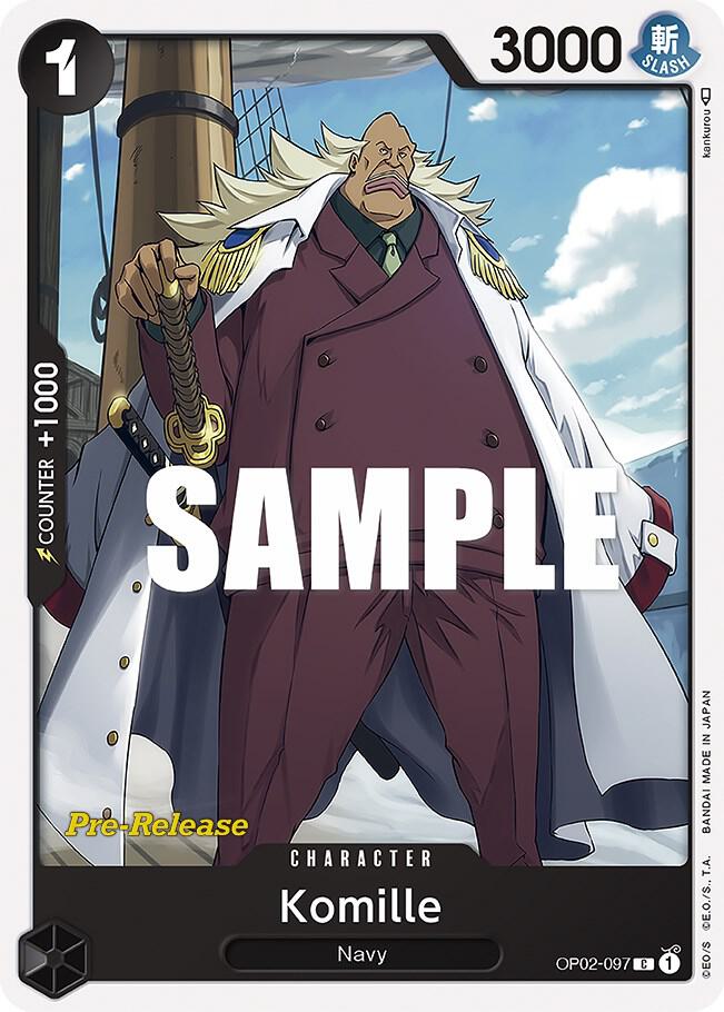 Paramount War Pre-Release Cards - OP02-097 - Komille - C