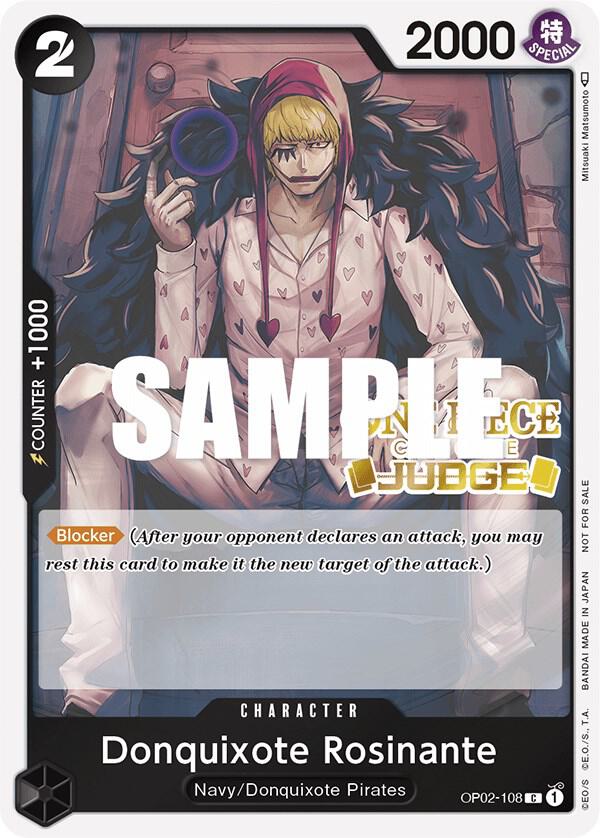 One Piece Promotion Cards - OP02-108 - Donquixote Rosinante (Judge Pack Vol. 2) - PR