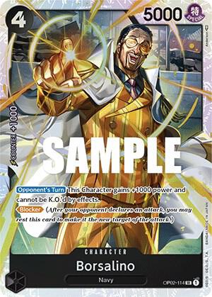 Paramount War - OP02-114 - Borsalino - SR - Foil
