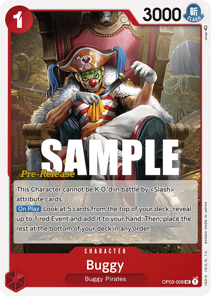 Pillars of Strength Pre-Release Cards - OP03-008 - Buggy (008) - UC