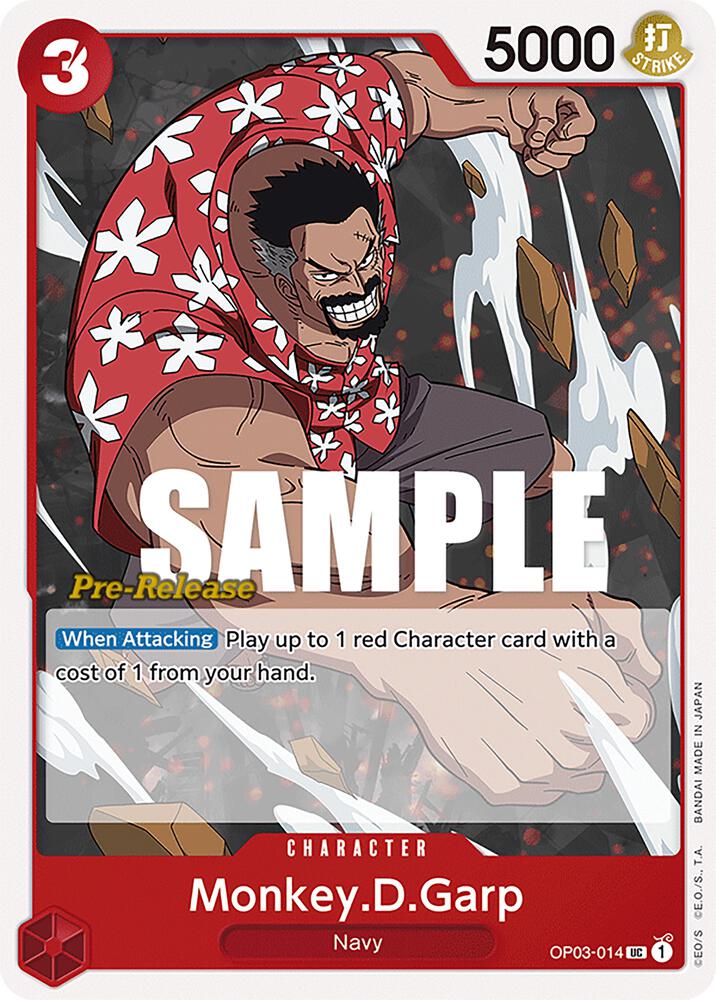 Pillars of Strength Pre-Release Cards - OP03-014 - Monkey.D.Garp - UC