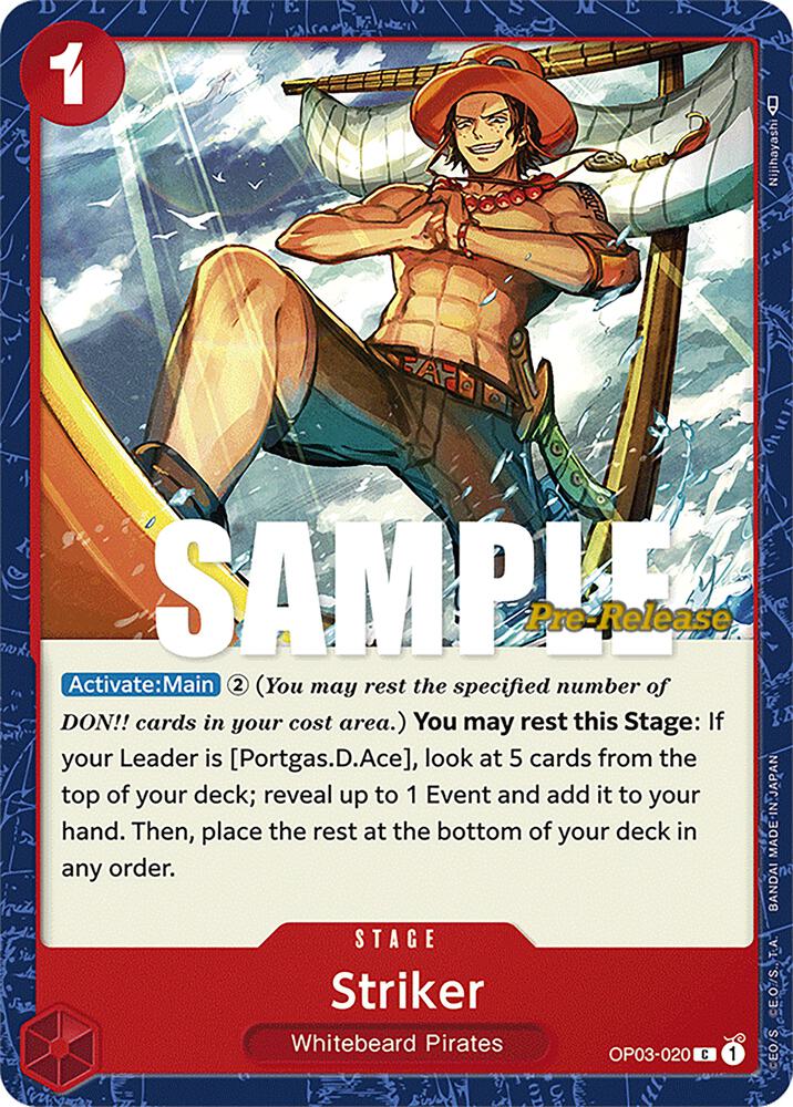 Pillars of Strength Pre-Release Cards - OP03-020 - Striker - C