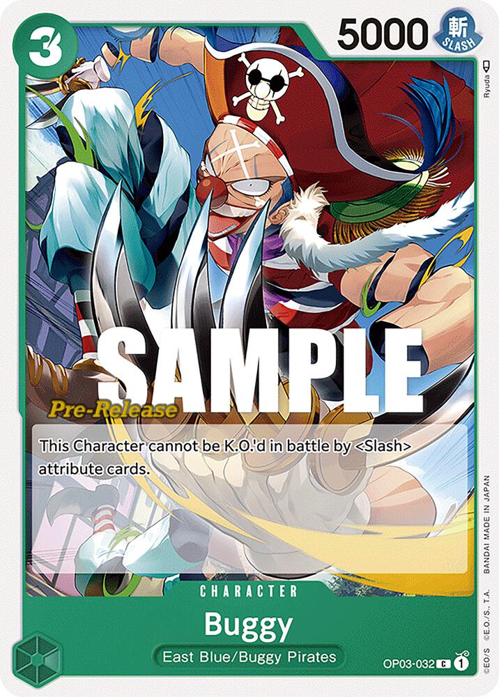 Pillars of Strength Pre-Release Cards - OP03-032 - Buggy (032) - C