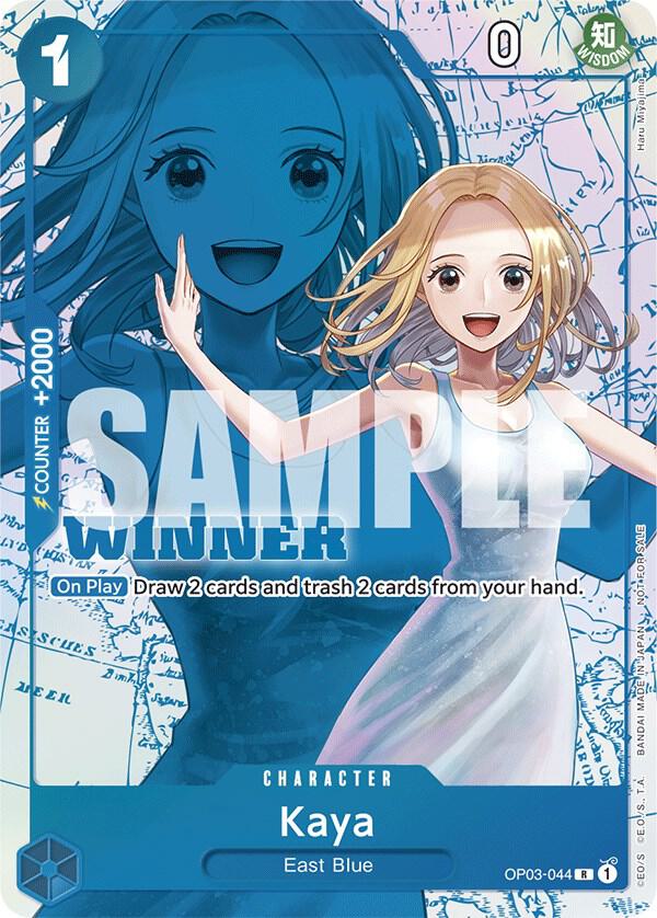 One Piece Promotion Cards - OP03-044 - Kaya (Winner Pack Vol. 6) - R