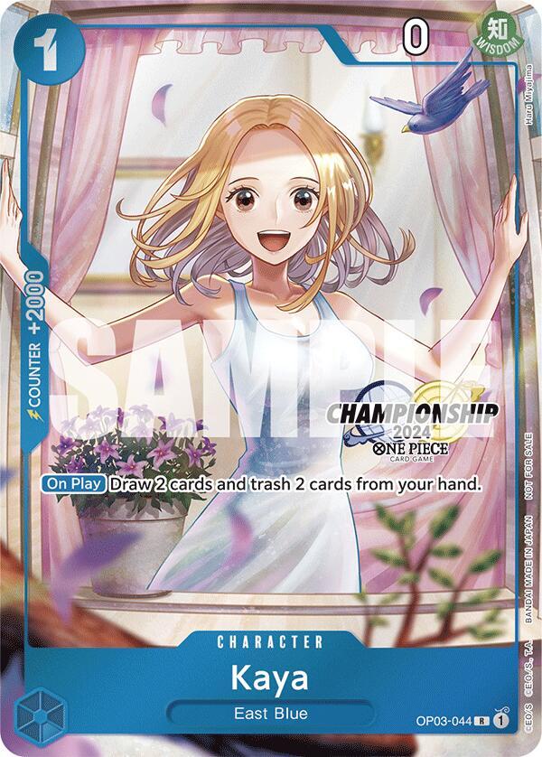 One Piece Promotion Cards - OP03-044 - Kaya (CS 2024 Celebration Pack) - R