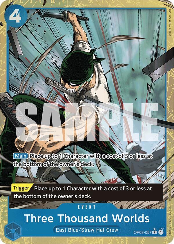 Premium Booster -The Best- - OP03-057 - Three Thousand Worlds (Alternate Art) - R
