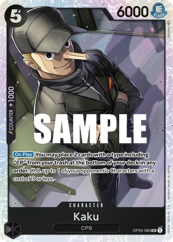 Pillars of Strength - OP03-080 - Kaku (080) - SR - Foil