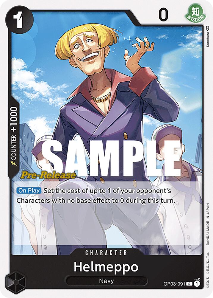 Pillars of Strength Pre-Release Cards - OP03-091 - Helmeppo - C