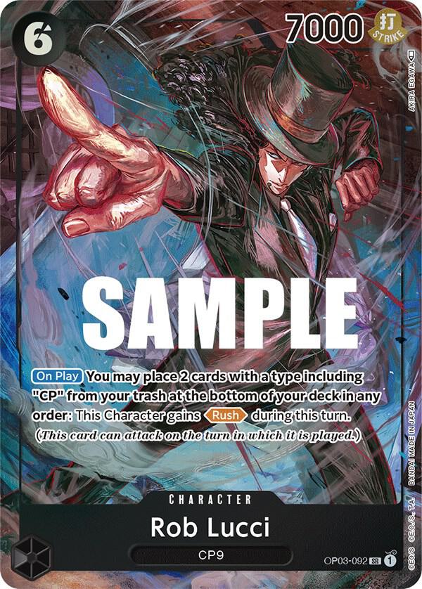 Pillars of Strength - OP03-092 - Rob Lucci (092) (Alternate Art) - SR