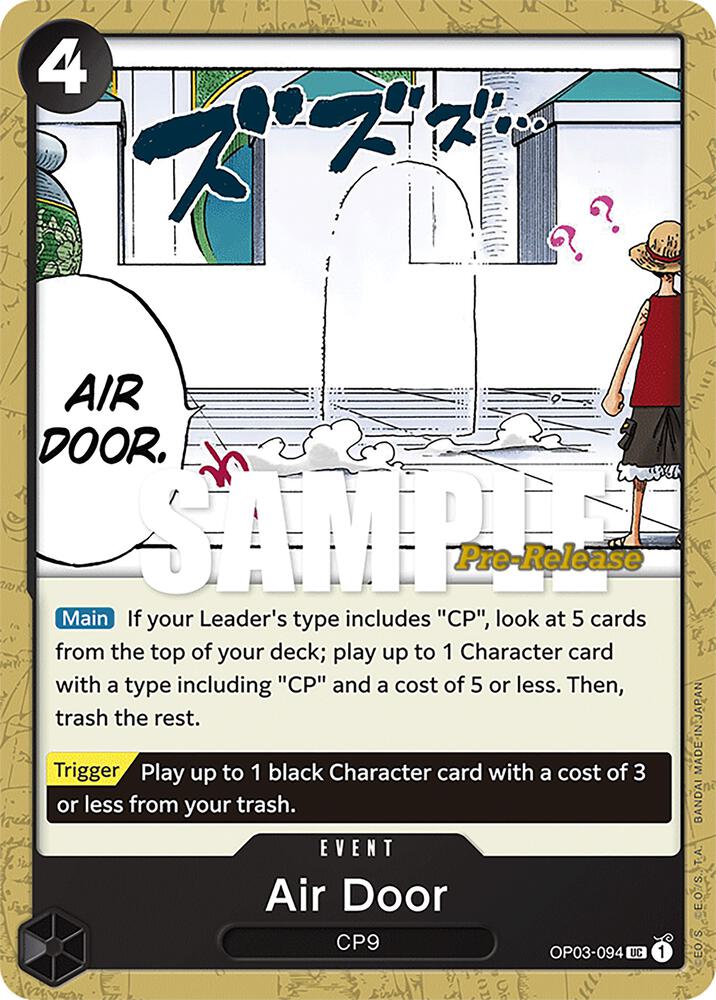 Pillars of Strength Pre-Release Cards - OP03-094 - Air Door - UC