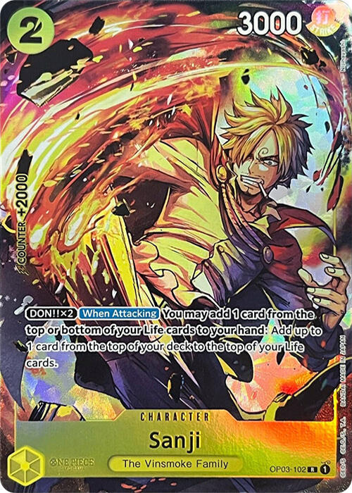 One Piece Promotion Cards - OP03-102 - Sanji (Premium Card Collection -BANDAI CARD GAMES Fest. 23-24 Edition-) - R