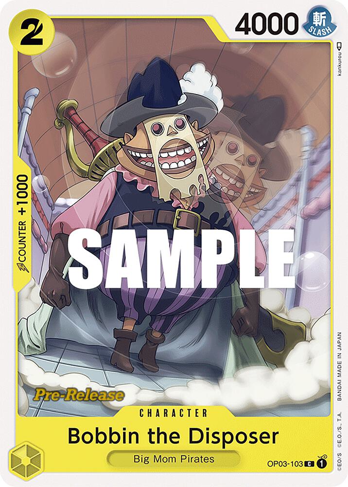 Pillars of Strength Pre-Release Cards - OP03-103 - Bobbin the Disposer - C