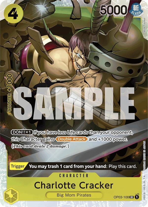 Premium Booster -The Best- - OP03-108 - Charlotte Cracker (Reprint) - SR