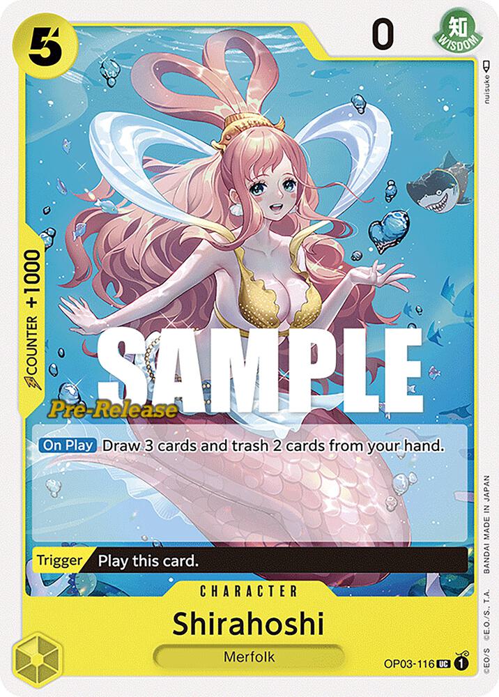 Pillars of Strength Pre-Release Cards - OP03-116 - Shirahoshi - UC