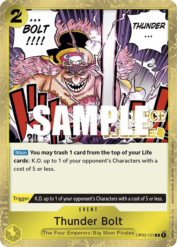 One Piece Promotion Cards - OP03-121 - Thunder Bolt (Judge Pack Vol. 2) - PR