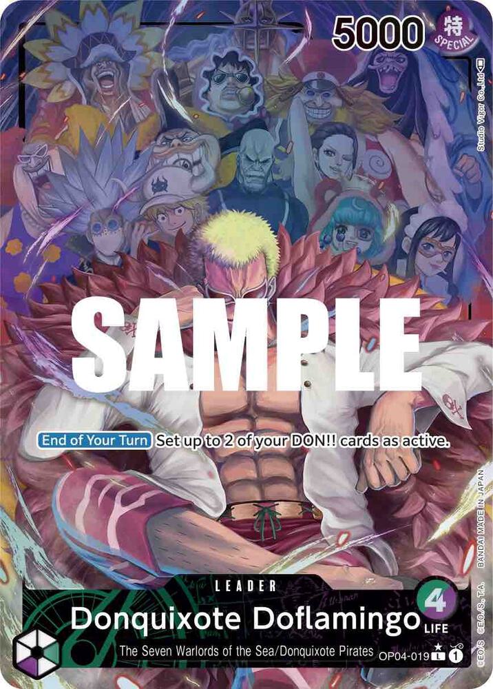 Kingdoms of Intrigue - OP04-019 - Donquixote Doflamingo (019) (Alternate Art) - L