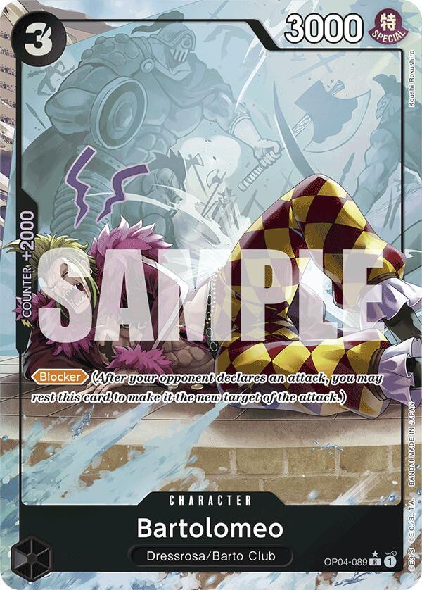 Premium Booster -The Best- - OP04-089 - Bartolomeo (OP04-089) (Full Art) - R