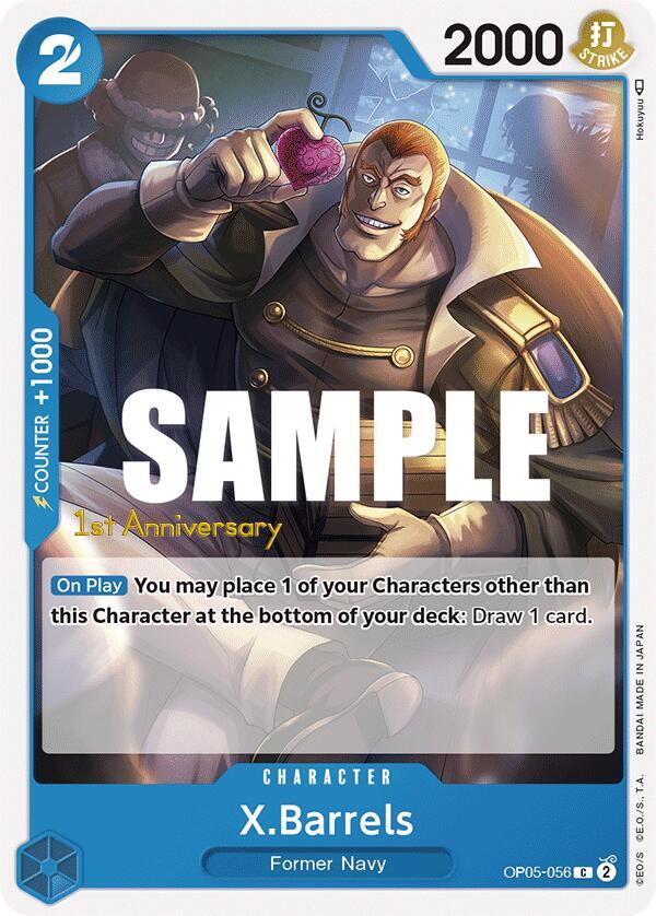 Awakening of the New Era: 1st Anniversary Tournament Cards - OP05-056 - X.Barrels - C