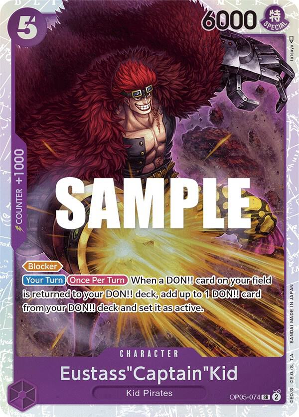 Awakening of the New Era - OP05-074 - Eustass"Captain"Kid - SR - Foil
