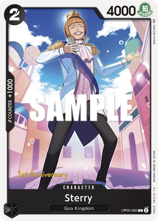 Awakening of the New Era: 1st Anniversary Tournament Cards - OP05-083 - Sterry - C