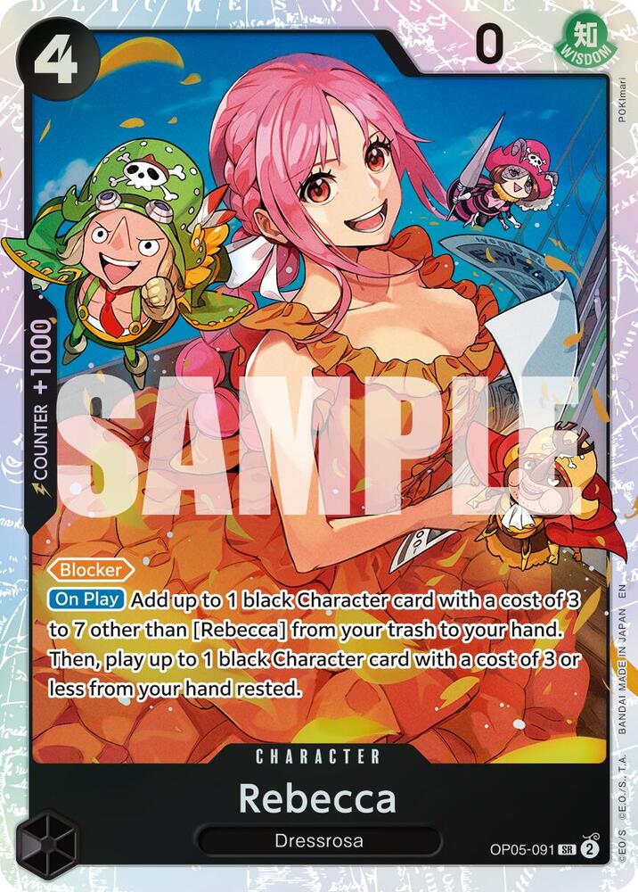 Premium Booster -The Best- Vol. 2 - OP05-091 - Rebecca (Reprint) - SR