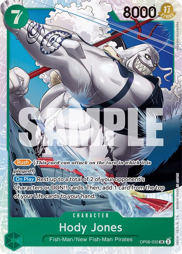 Wings of the Captain - OP06-035 - Hody Jones (035) - SR - Foil